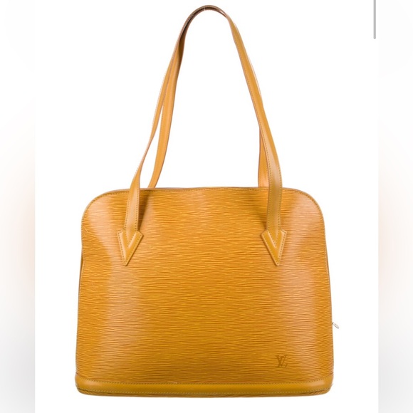 Louis Vuitton Epi Lussac Yellow Shoulder Bag - Picture 1 of 14